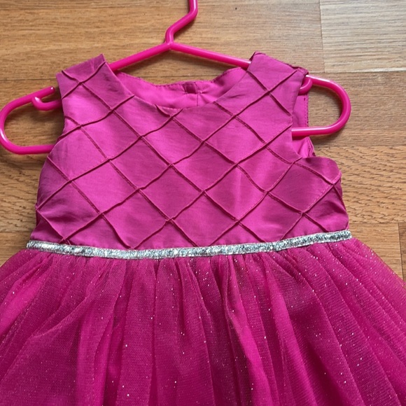 Mamellata Taffeta Fuchsia Dress 18m - Picture 2 of 9